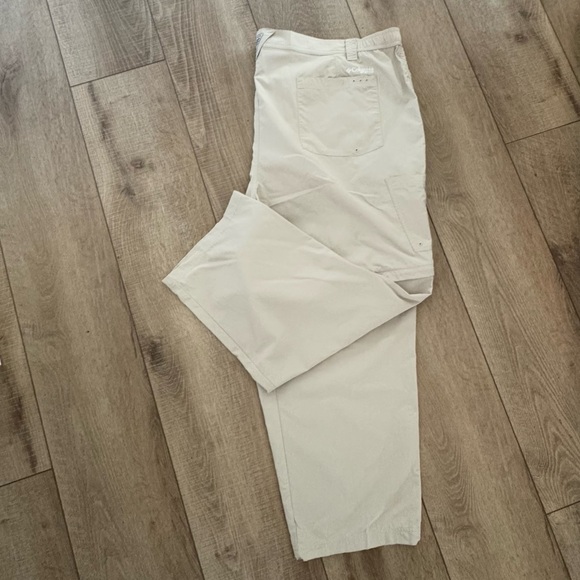 Men’s‎ Plus Size Beige Convertible Omni Shade Moisture Wicking Nylon Pants 54x30 - Picture 6 of 10